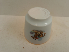 Frankton bloempot met ruiter op paard / Frankton flower pot with rider on horse