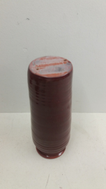 Duifs vaas rood met minimaal paars 27 cm. / Duifs vase in red with minimal purple