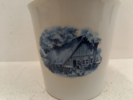 Bavaria suikerpot met boerderij afbeelding / Bavaria sugar bowl with farm image