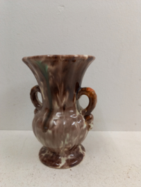 Jasba vaas in gemeleerd bruin  / Jasba vase in mixed brown