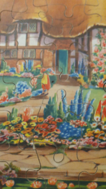 Wooden Jigsaw puzzel landhuis / Wooden Jigsaw puzzle country house