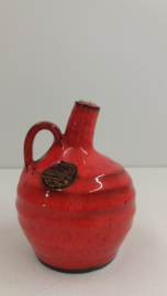 Potterie de Graaf vuurtest rood oranje / Pottery de Graaf fire tess red orange