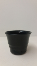 Bloempotjes zwart 2111 niet gemerkt / Planters in black 2111 not marked