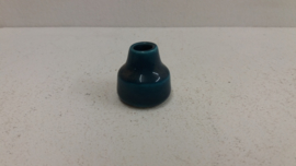 Minivaasje in blauw 3.5 cm. / Mini vase in blue 1.3 inch.