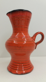 Zware oranje kan van Speck potterie?  / Heavy orange jug by Speck pottery?