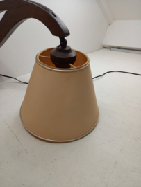 Schaarlamp met mooie houten afwerking / Scissor lamp with lovely wood finish