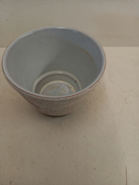 Bloempotten grove structuur groen nr. 2117 4x / Planters with coarse relief  nr. 2117 4x