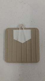 Lief honden tegeltje 6 centimeter / Sweet dog tile 2.3 inch