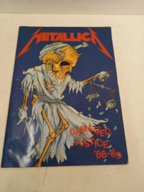 Metallica Damaged Justice 1988 en 1989 tour informatie