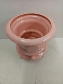 Mooie roze stoof 18.5 cm. / Beautiful pink stove 7.28 inch.