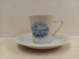 Bavaria kop en schotel met schapen afbeelding / Bavaria cup and saucer with sheep image