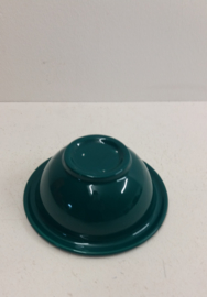 Snack schaaltje in groen 14 cm.  /  Snack bowl in green 5.5 inch.