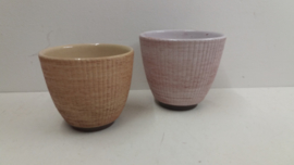 Plantschaal in grijs nr. 1416-00 / Planting bowl in gray nr. 1416-00