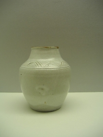 Ravelli Grijze vaas 15 cm. / Ravelli gray vase 5.9 inch.