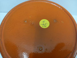 Oranje bloempot nummer 2119-4 / Orange flowerpot in number 2119-4