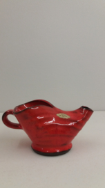 Potterie de Graaf vuurtesten rood oranje / Pottery de Graaf fire tesses red orange big