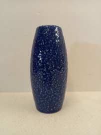 Scheurich 522-18 in blauw gespikkeld / Scheurich 522-18 vase in blue spotted