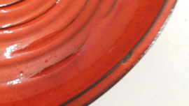 Potterie de Graaf schaal  rood  / Pottery de Graaf bowl red