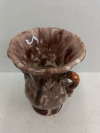 Jasba vaas in gemeleerd bruin  / Jasba vase in mixed brown