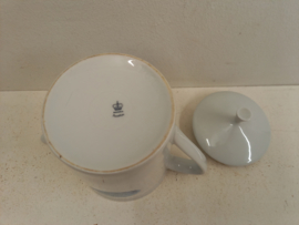 Bavaria koffie of theepot met scheepsafbeelding / Bavaria coffee or teapot with ship image