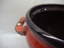 Speck Rood met oortjes 10 x 13 cm. / Red with little handles 3.1 x 5.1 inch.