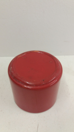 Rode bloempot in nummer 2119 maat 1 / Red planter in number 2119 size 1