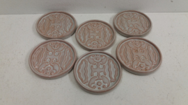 Onderzetters met nummer 6441 / Coasters with number 6441