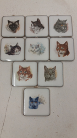 Lief honden tegeltje 6 centimeter / Sweet dog tile 2.3 inch