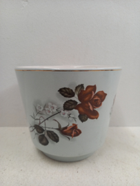 Frankton rozen rood 2 bloempotten / Frankton roses red 2 planters