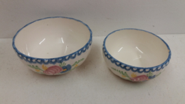 Set schalen in Zell decor Gisela 6x. / Set bowls Zell decor Gisela 6x