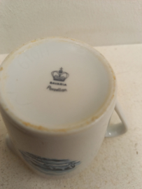 Bavaria melkkannetje met boerderij afbeelding / Bavaria milk jug with farm image