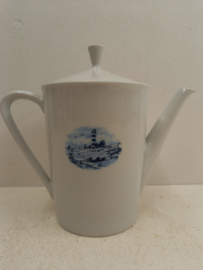 Bavaria koffie of theepot met scheepsafbeelding / Bavaria coffee or teapot with ship image