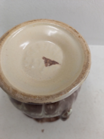 Jasba vaas in gemeleerd bruin  / Jasba vase in mixed brown