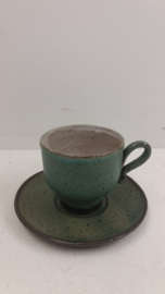 Kop en schotel Hannie Mein keramiek / Cup and Saucer Hannie Mein ceramics