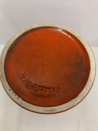 Scheurich 214-18 oranje vaas / 214-1 orange vase