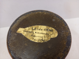 Zware oranje kan L.E. van Oene Hattem  / Heavy orange jug L.E. van Oene Hattem