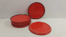Oranje servies, 26 delig / Orange service, 26 pieces