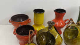 Zware groene vaas van Speck potterie?  / Heavy green vase by Speck pottery?
