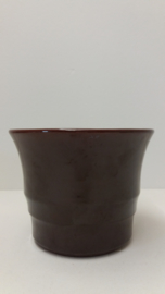 Bloempotjes bruin 2111 gemerkt 0 - 00 / Planters in brown 2111 marked 0 - 00