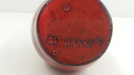 Potterie de Graaf vuurtest rood / Pottery de Graaf fire tess red
