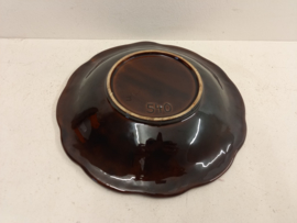 Germany schaal  bruin met ster 540-4  / Germany plate brown with star 540-4