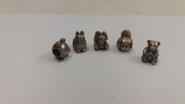 14 diertjes van Pandora sterling zilver / 14 animals by Pandora sterling silver