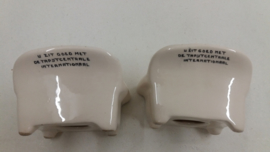 Collectie 7 stoeltjes asbakken reclame / Collection 7 chair ashtrays commercialss