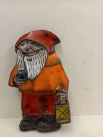 Keramisch clowntje om op te hangen / Ceramic clown to hang