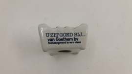 Set 7 stoeltjes asbakken Delfts blauw / Set 7 chair ashtrays Delfts blue