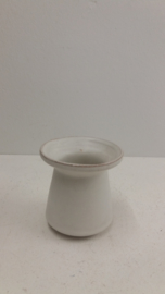 West-raven klein vaasje in wit nr. 708 / West-raven small vase in white nr. 708