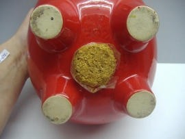 Grote rode spaarpot varken / Big saving piggy