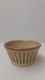Bloempot in blauw grof glazuur  /  Planter in blue coarse glaze