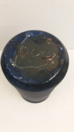 Mooie blauwe vaas van DOK / Nice bleu vase by DOK.
