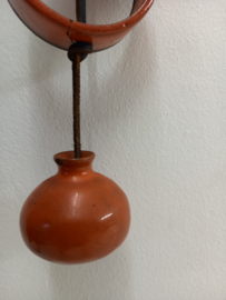 Keramiek hanger rood oranje  / Ceramic pendant red orange